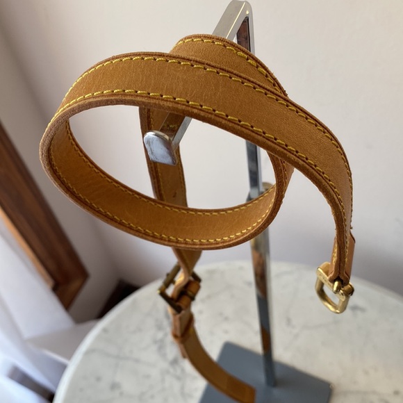 Authentic Louis Vuitton Strap Complete Bag Set Vachetta Leather - Picture 5 of 10